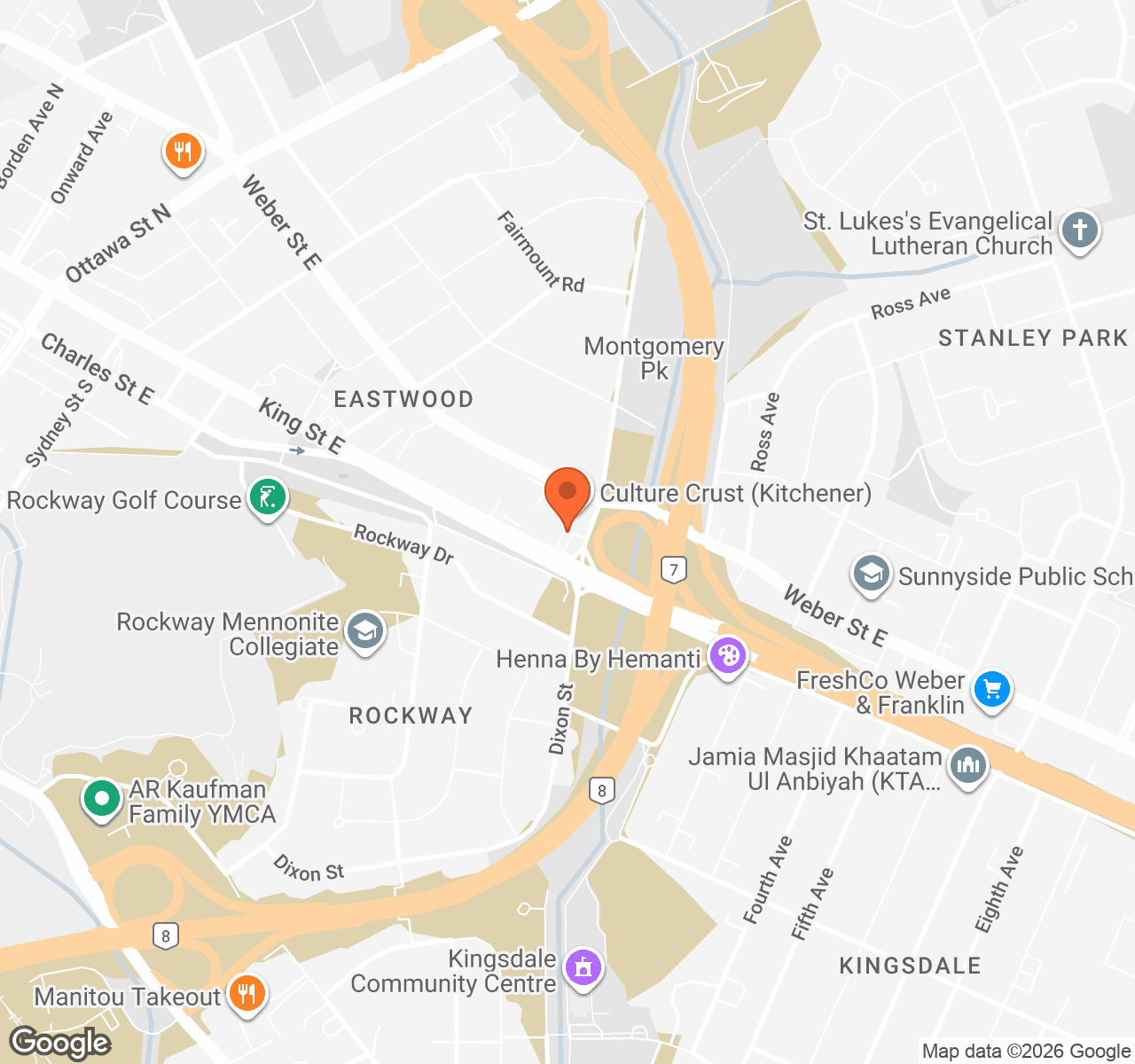 Map showing location of YourSandboX