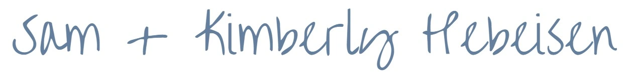 Sam + Kimberly Hebeisen signature